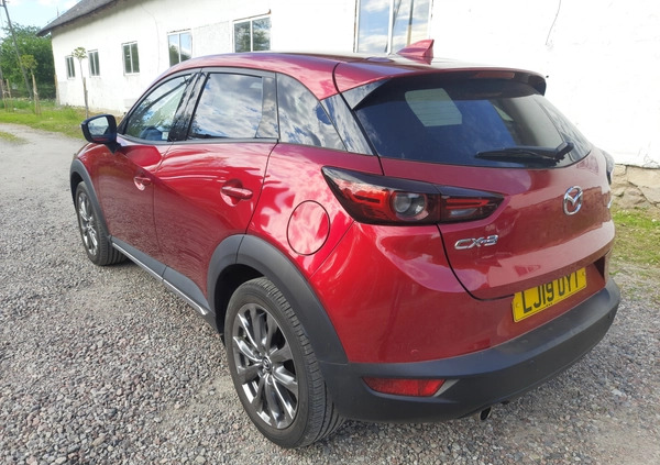 Mazda CX-3 cena 45900 przebieg: 21676, rok produkcji 2019 z Olsztyn małe 326